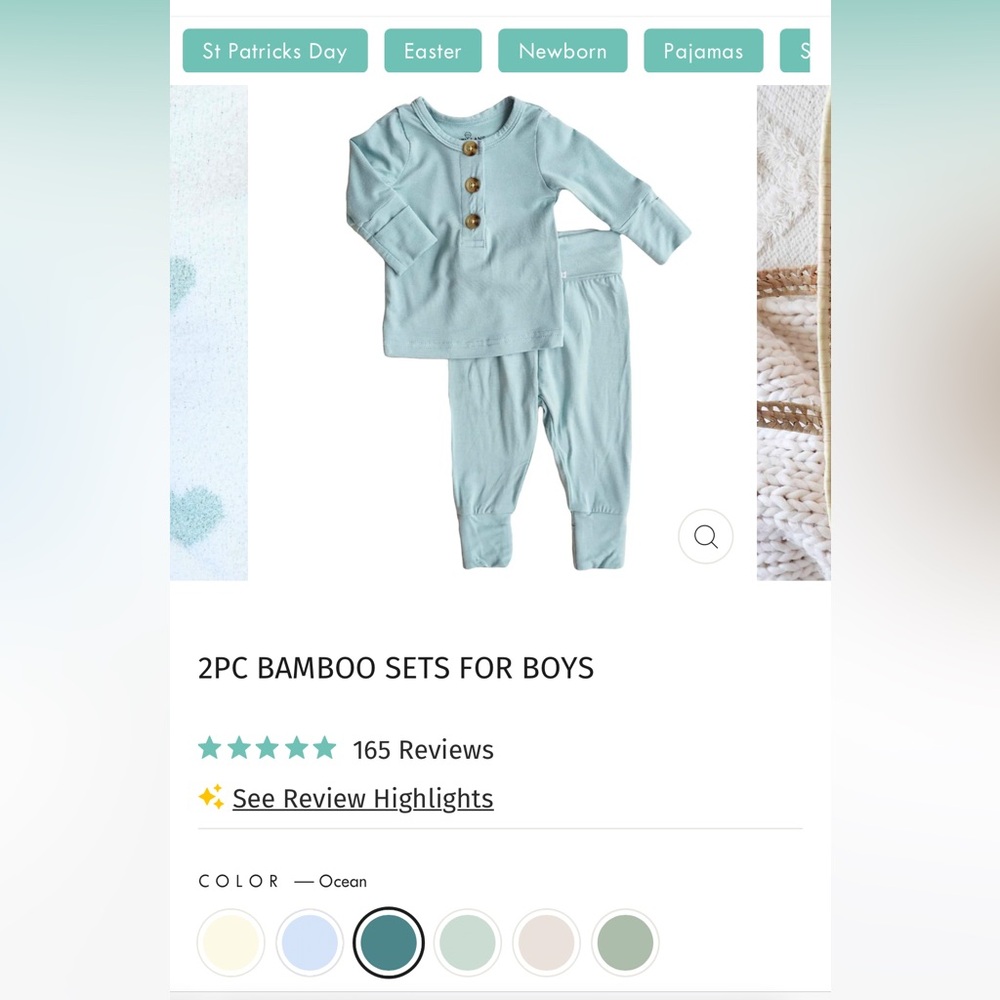 Caden Lane Bamboo Set